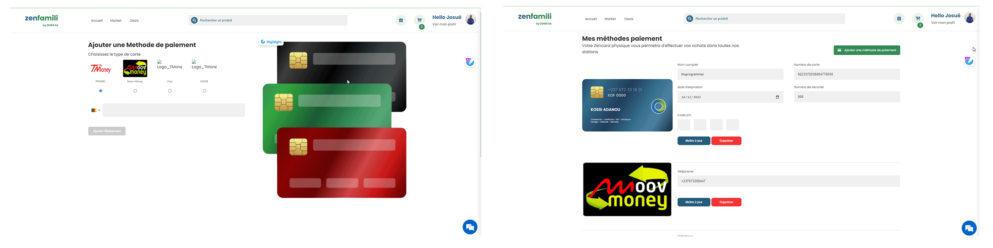 payment method